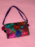 Purple Flower Crossbody