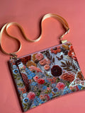 Flores dividida crossbody