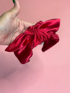 Diadema Roja con Lazo