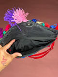 Black Flowers Crossbody