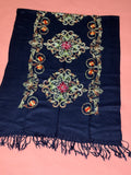 Navy Pashmina
