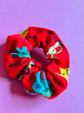 Diferentes estilos de tela en scrunchies 1