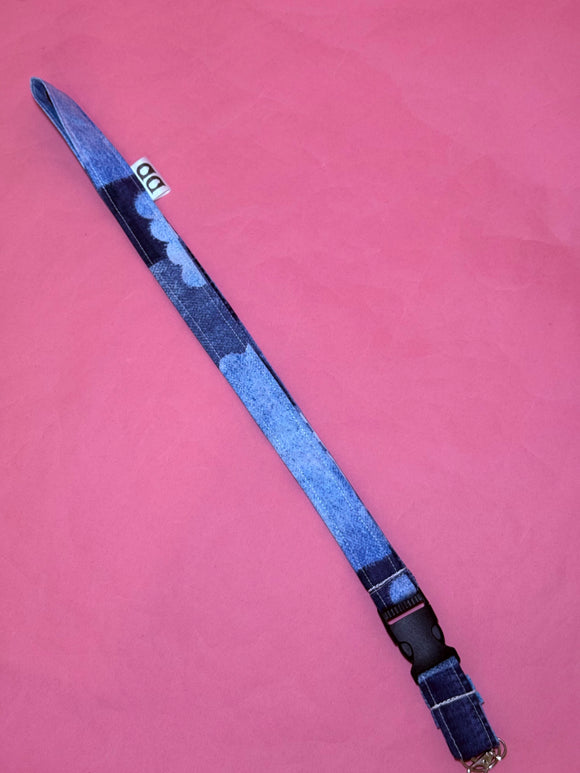 Denim Daisy Lanyard