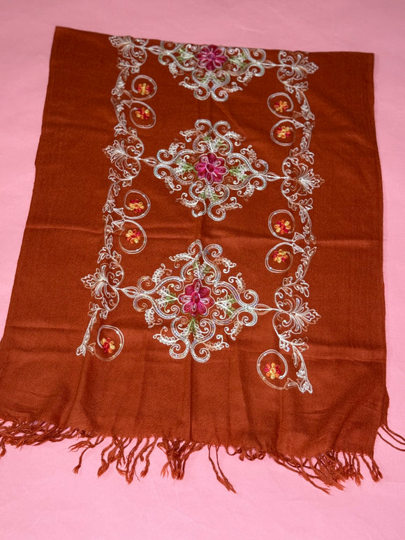 Terracotta Pashmina