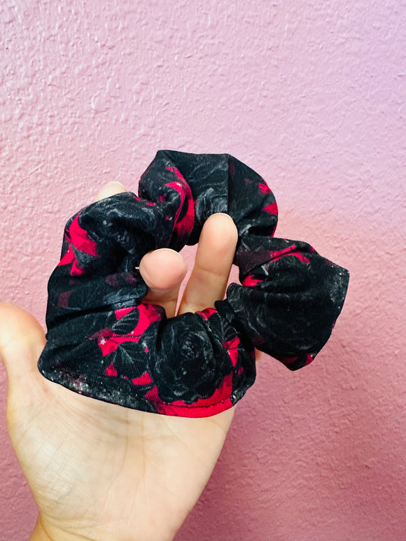 Black Roses Scrunchie