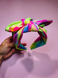 Rainbow Diadema con Lazo