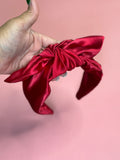 Diadema Roja con Lazo