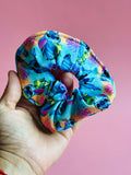 Diferentes estilos de tela en scrunchies 1