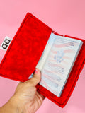Red Passport Cover Blackquette